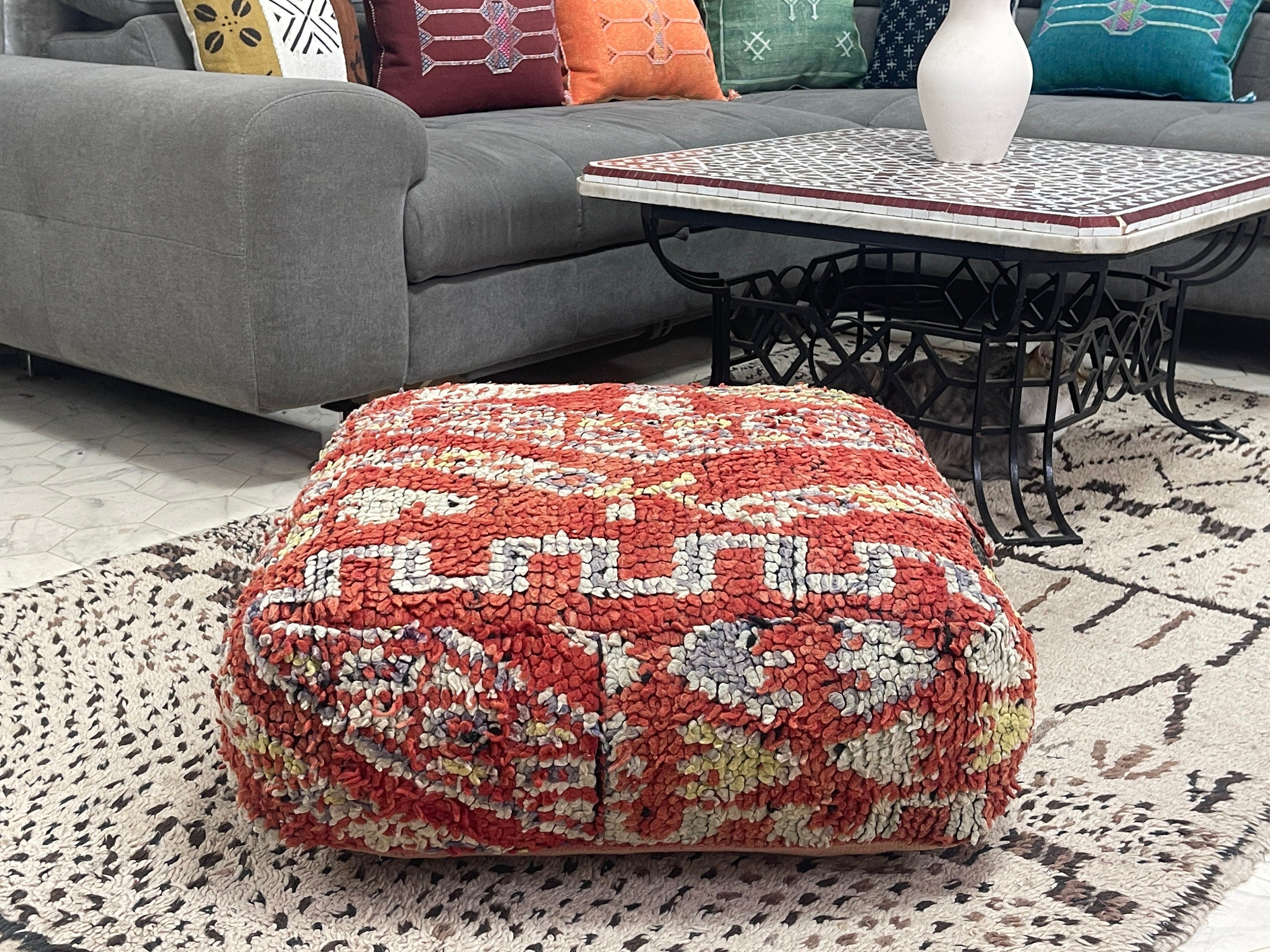 Pouf floor clearance cushion