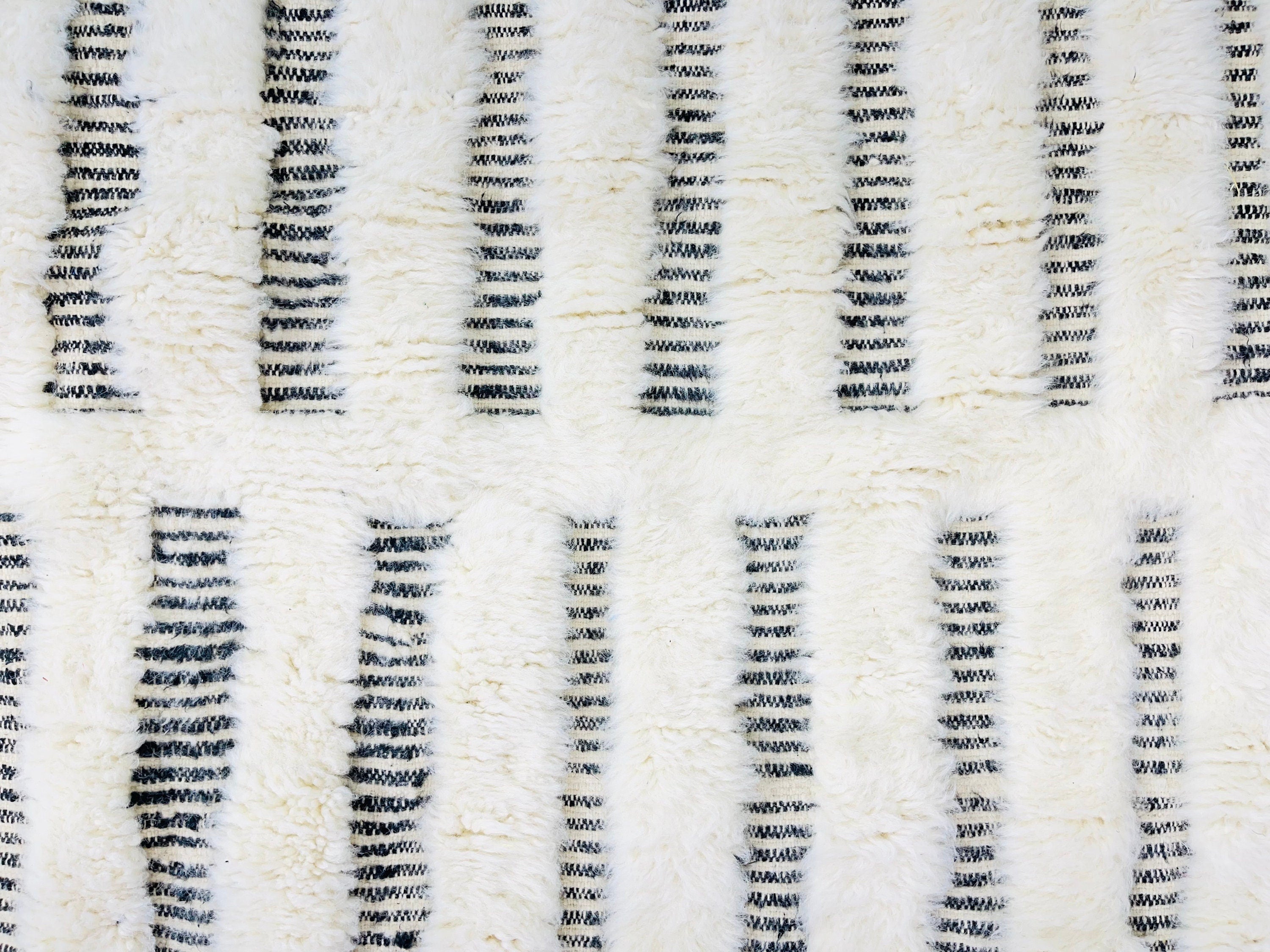 striped texture on soft white fabric surface