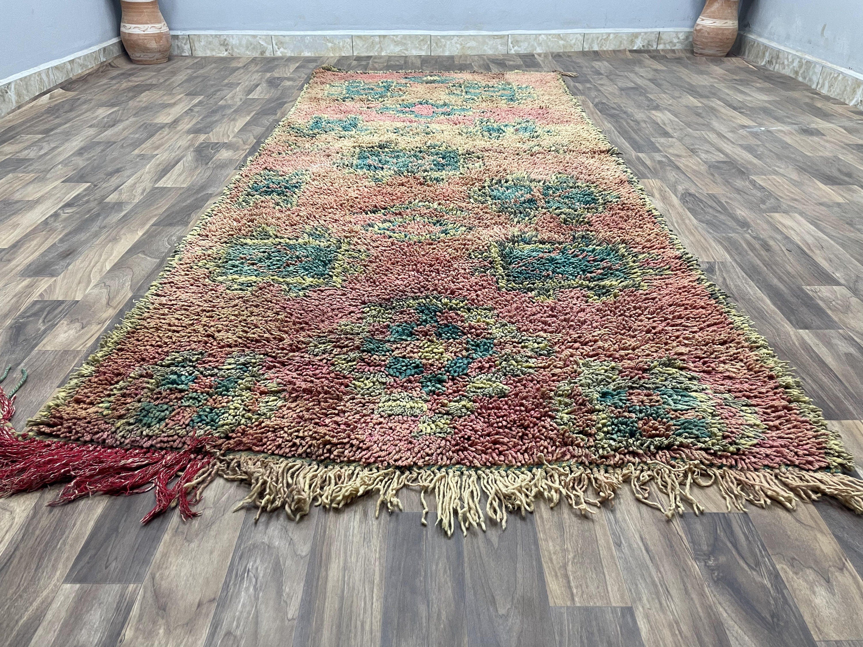 Bohemian Moroccan Area Rug  Vibrant