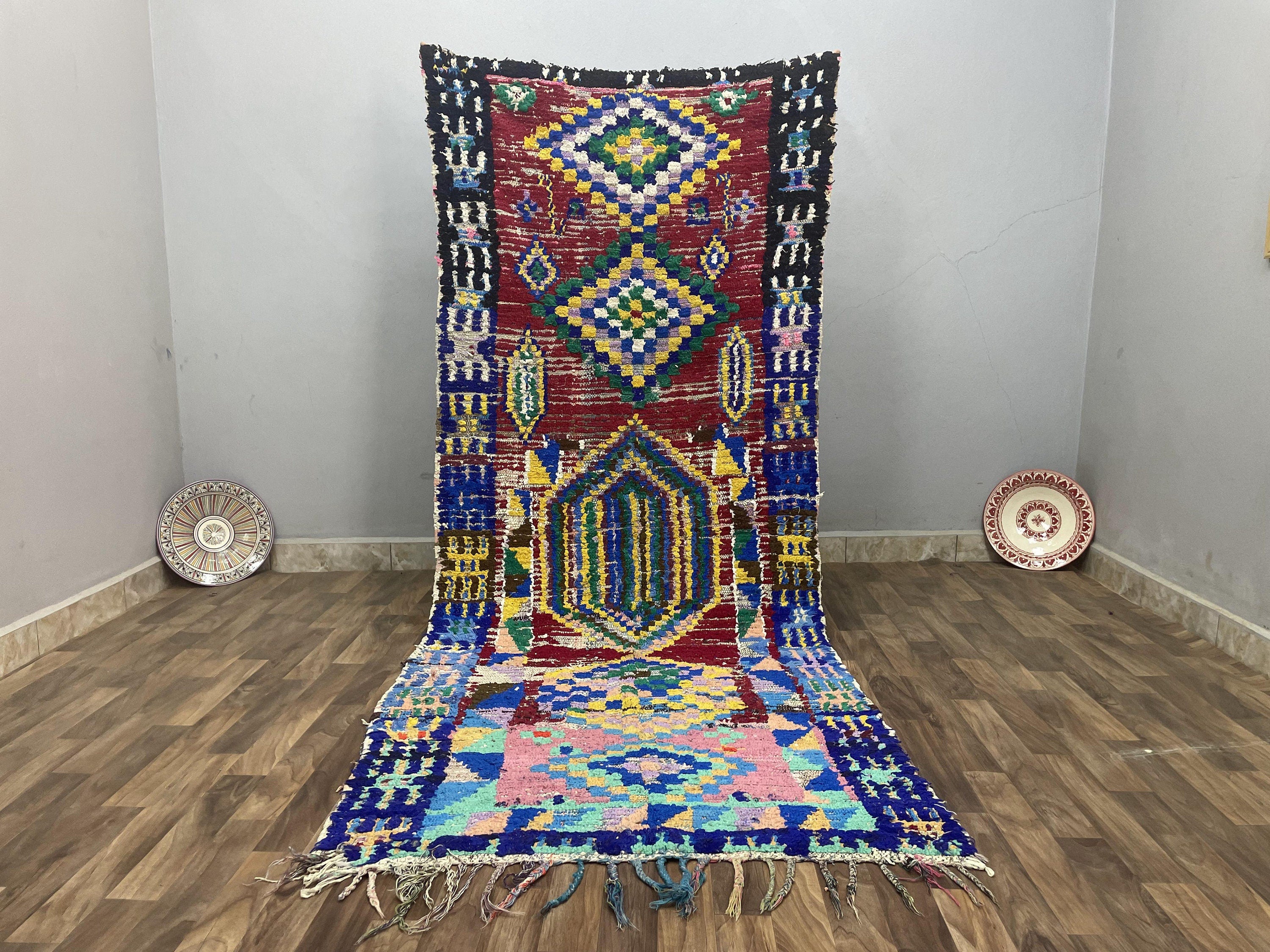 "3x8ft Handmade Berber Wool Rug: Add