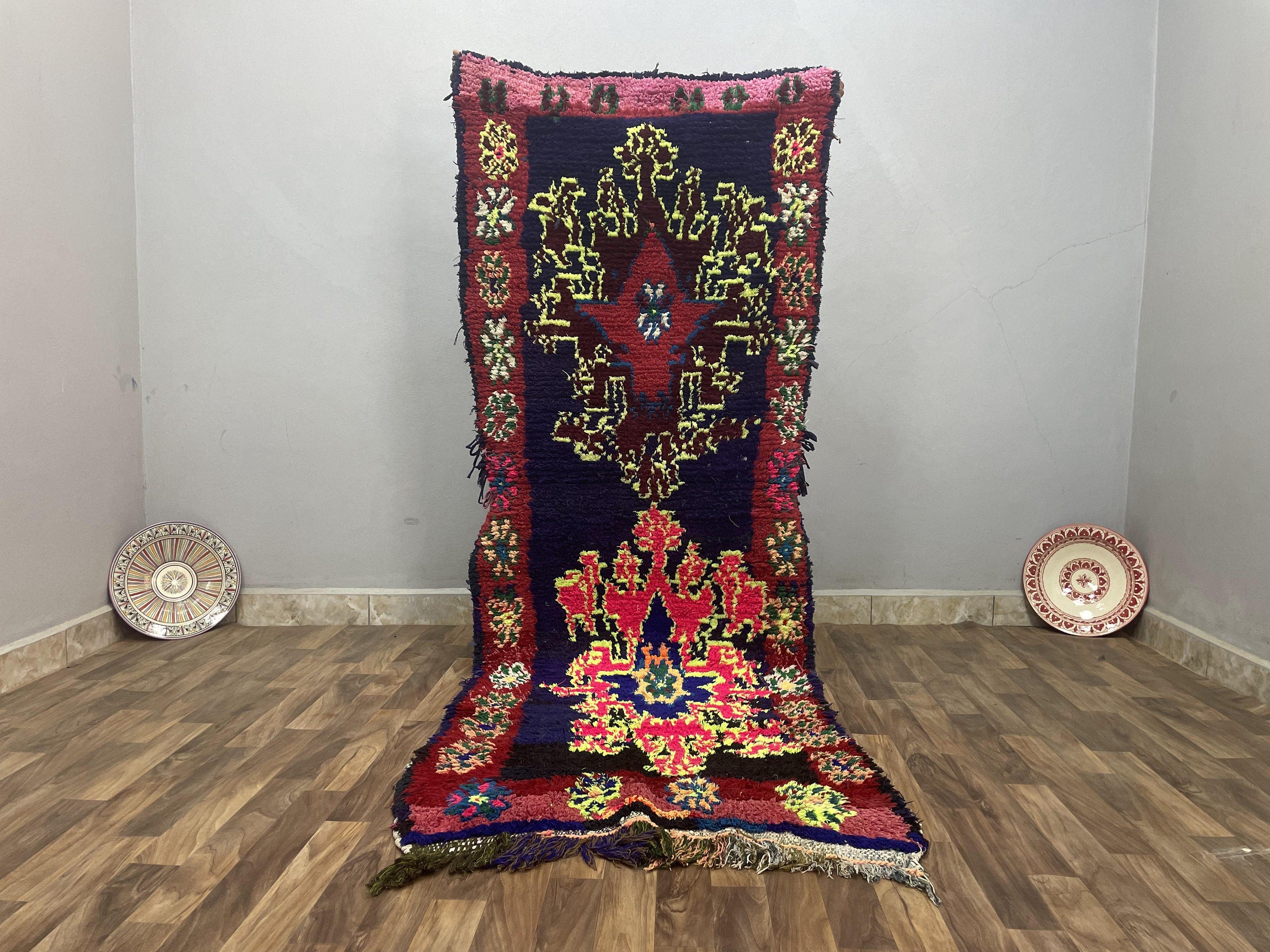 3x8ft Moroccan Vintage Berber Rug
